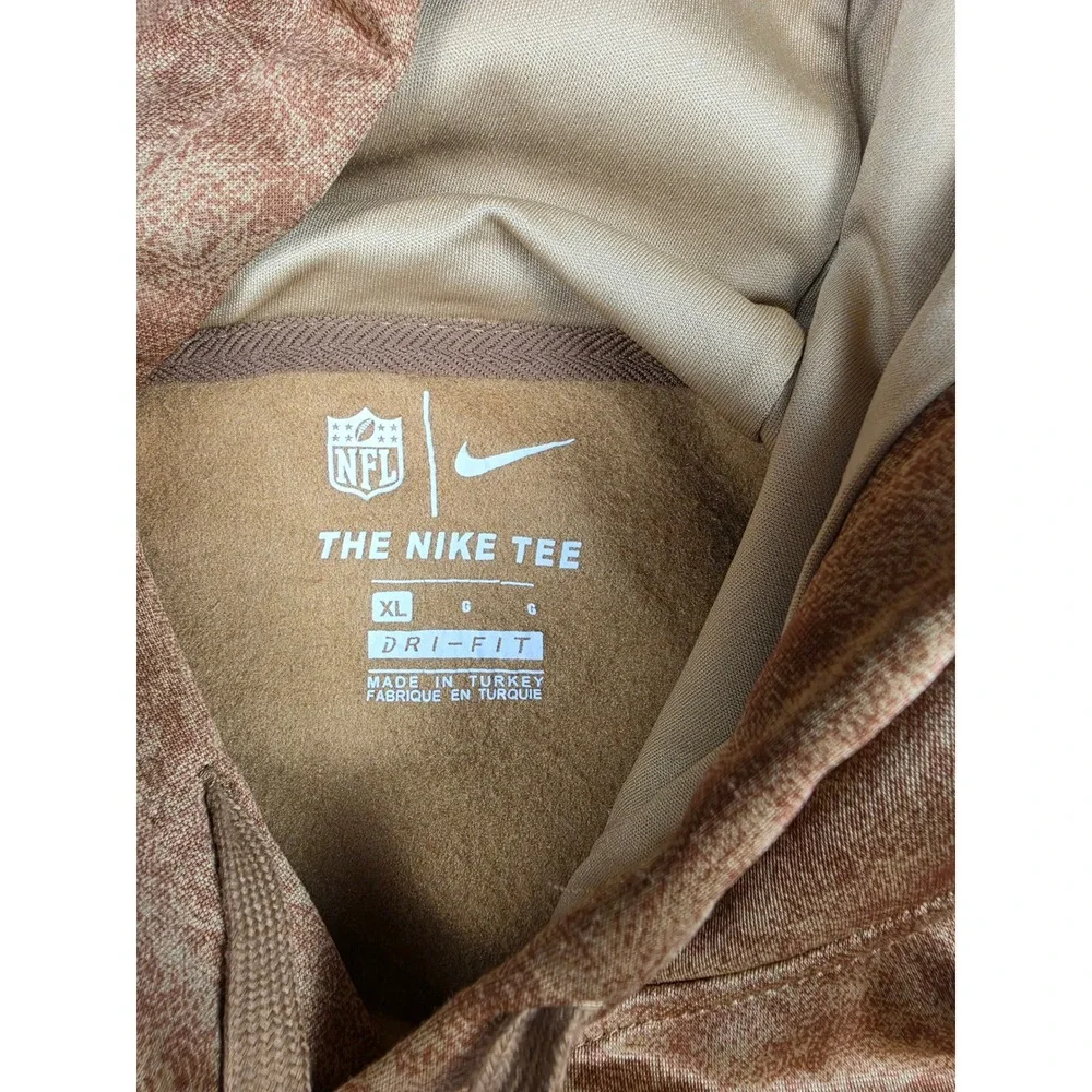 Nike Chicago Bears Hoodie Mens XL Brown Salute to Service Dri-Fit Pullover *Read